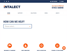 Tablet Screenshot of intalect.co.uk